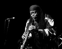 Courtney Pine 4 b&w